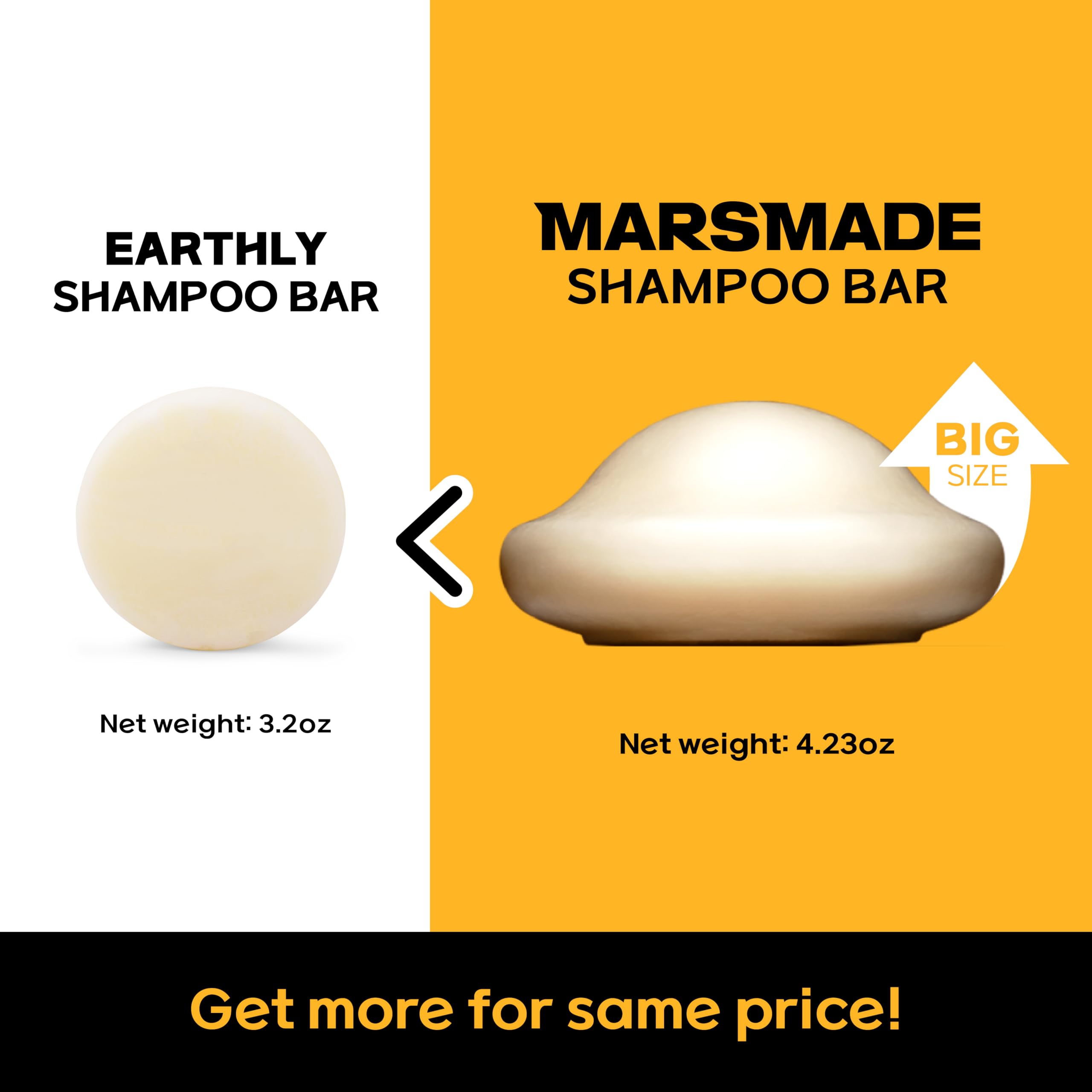 Mars Made Savon-cheveux eau riz 2.0 emballage responsable et durable.