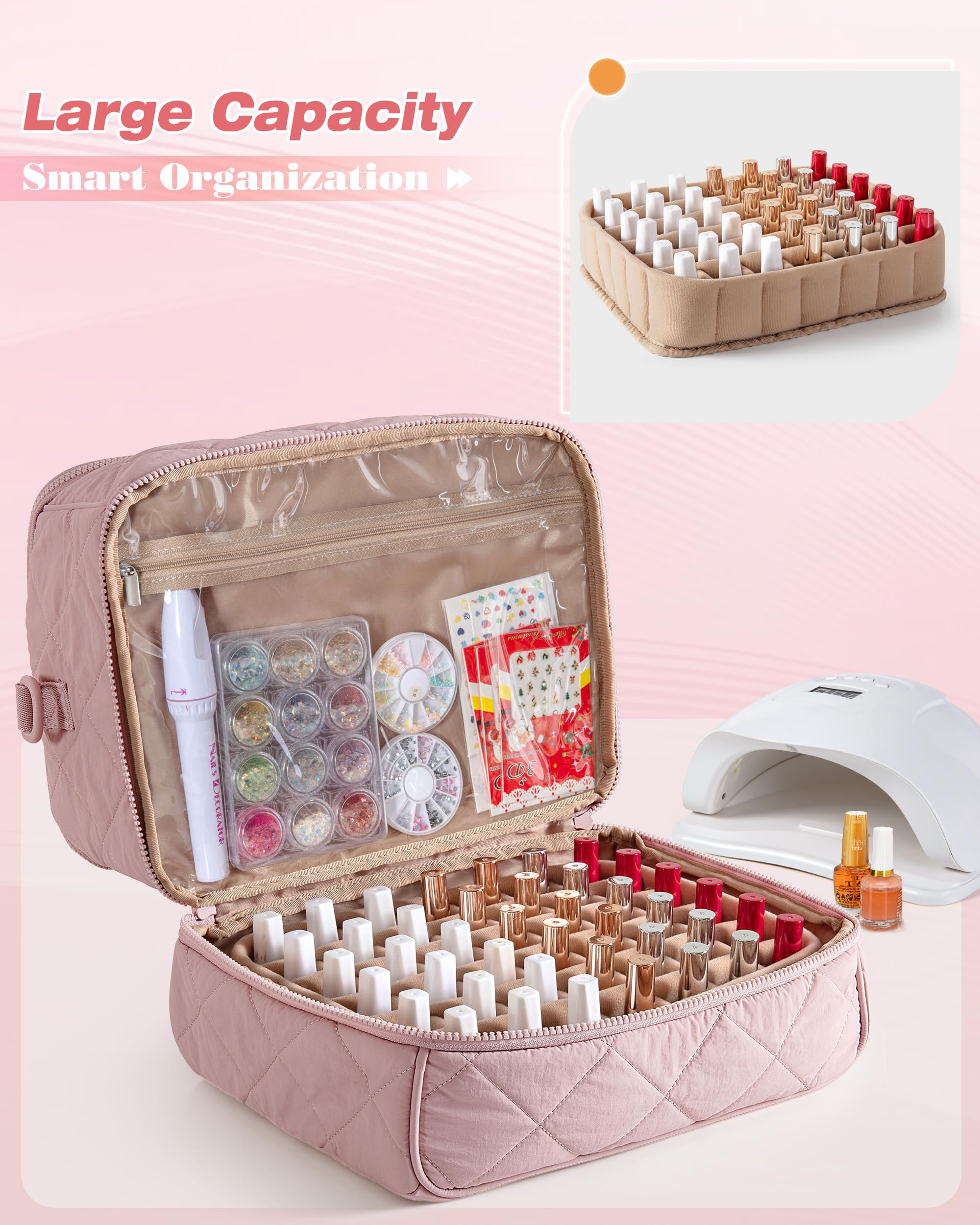 Poche transparente pour décorations pour ongles