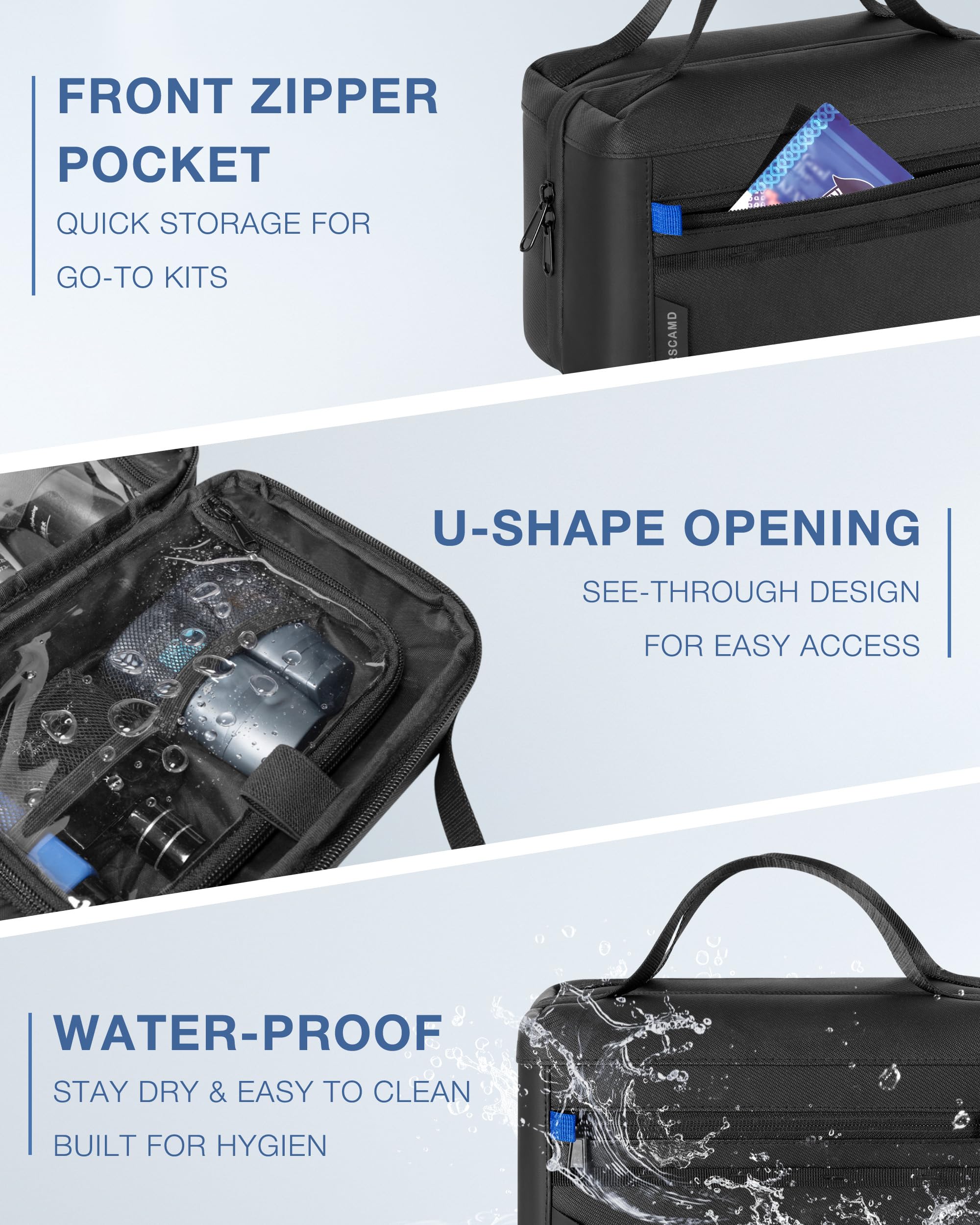 Marscamd Trousse avec cube voyage inclus pour petits essentiels.