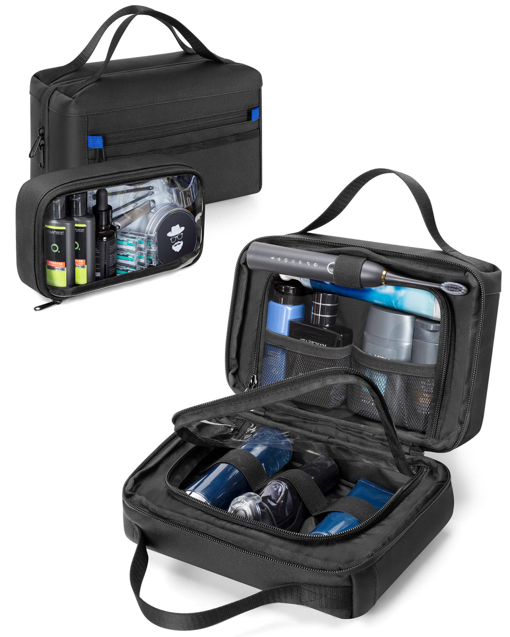 Marscamd Trousse ouverte à plat pour un accès rapide lors des voyages.