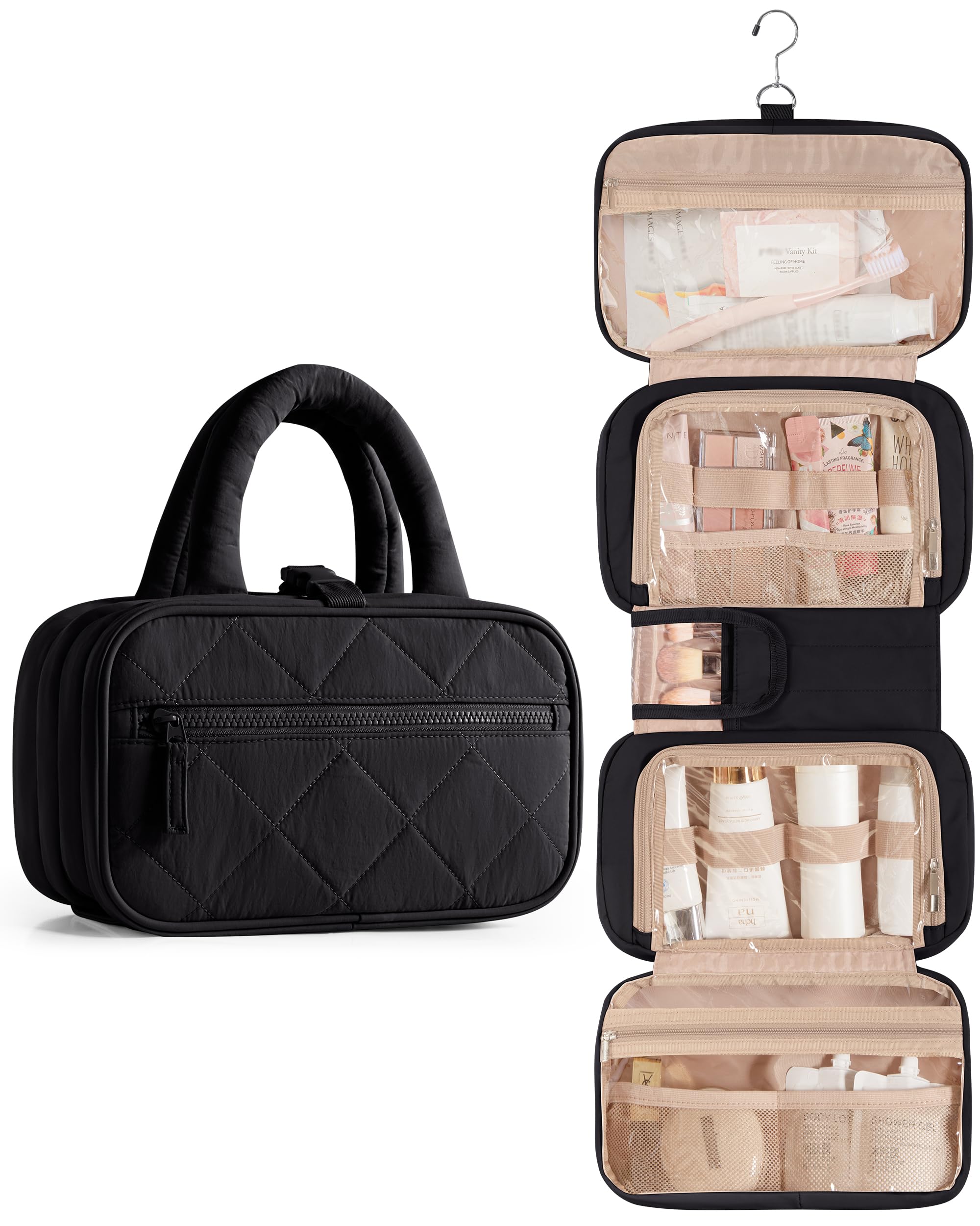 Marscamd trousse voyage avec crochet 360 et design pratique