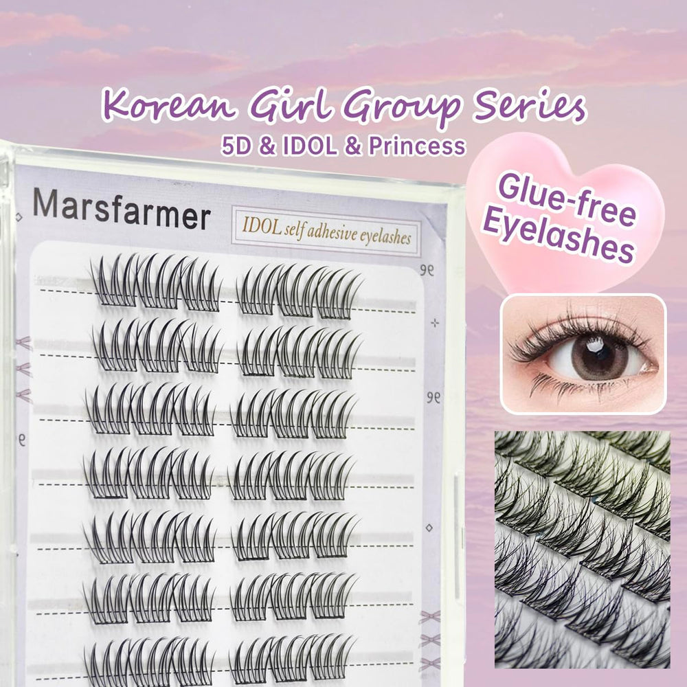Marsfarmer cils clusters noirs mat fini discret