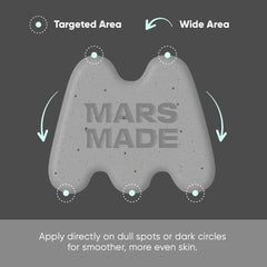 MARS MADE Niacinamide Bar Visage glisse sur zones rugueuses pour soin ciblé.