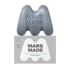 MARS MADE Niacinamide Bar Visage avec sesame noir, hydratante au quotidien.