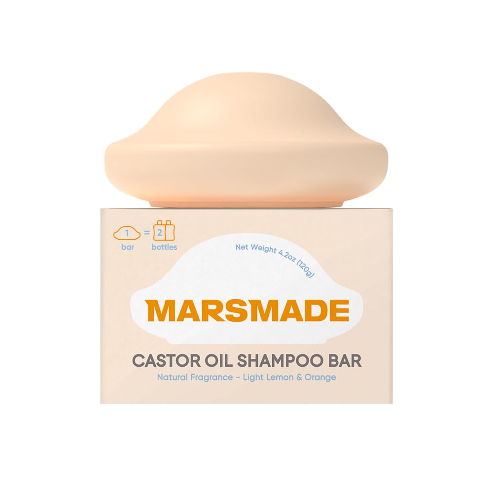 Mars Made savon solide castor emballage écoresponsable pour cheveux hydratés