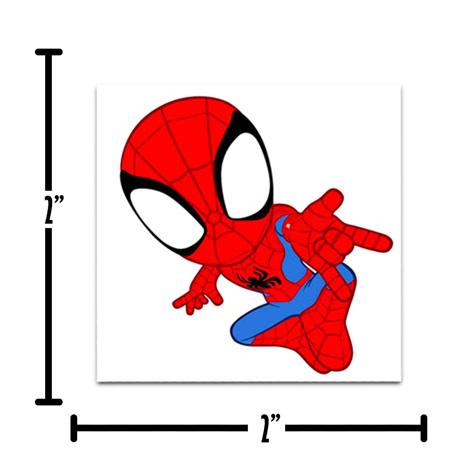 Ensembles de tatouages Spidey variés prêts à offrir lors d'une fête