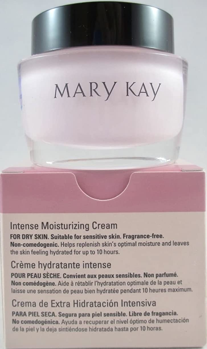 Mary Kay crème hydratante intense en pot – hydratation durable pour peau sèche.
