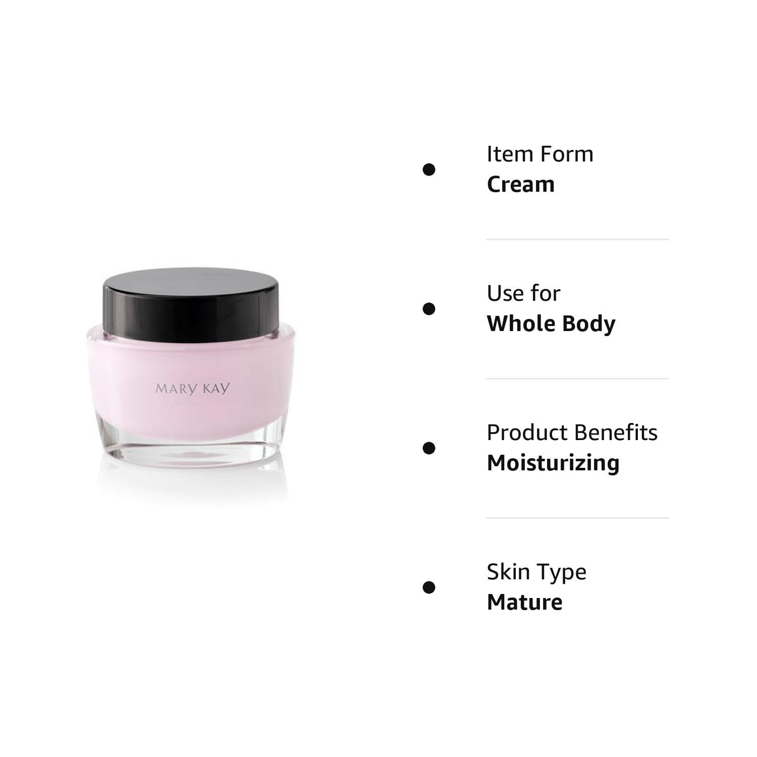 Mary Kay crème hydratante intense – texture luxueuse prête à l’application.