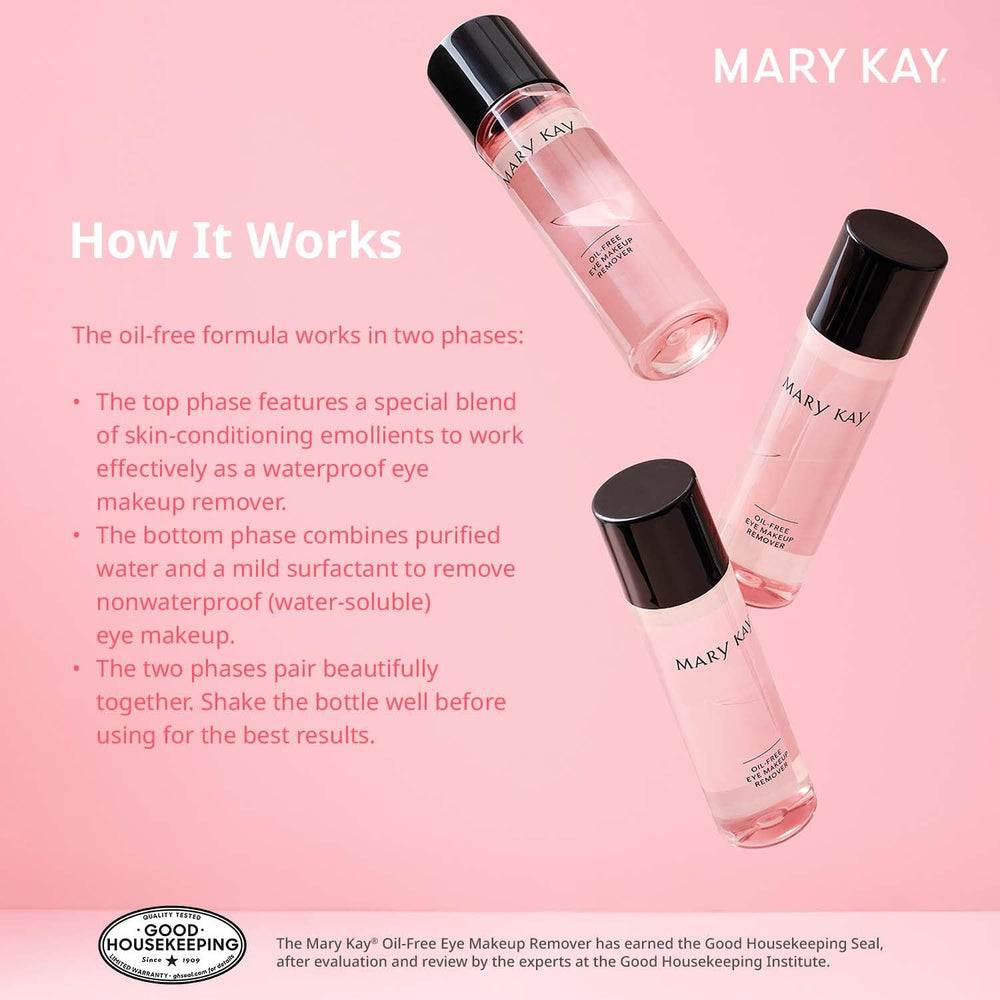 Mary Kay Démaquillant Yeux Sans Huile: retire le mascara résistant à l'eau sans effort