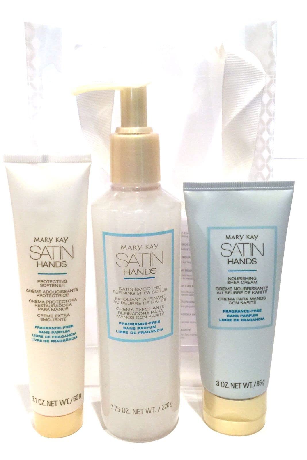 Mary Kay Coffret Mains Satinées Sans Parfum – hydratation et exfoliation en douceur.