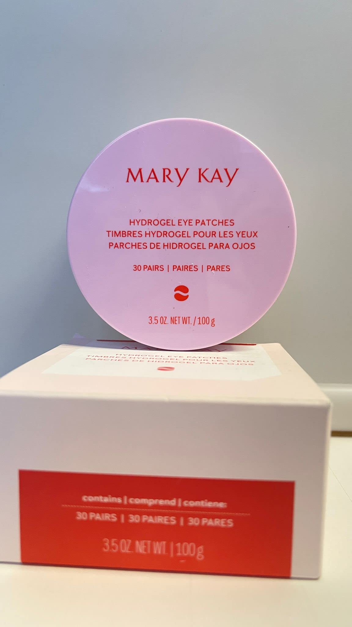 Patch Mary Kay Hydrogel Eye Patches sous les yeux apportant fraîcheur et confort