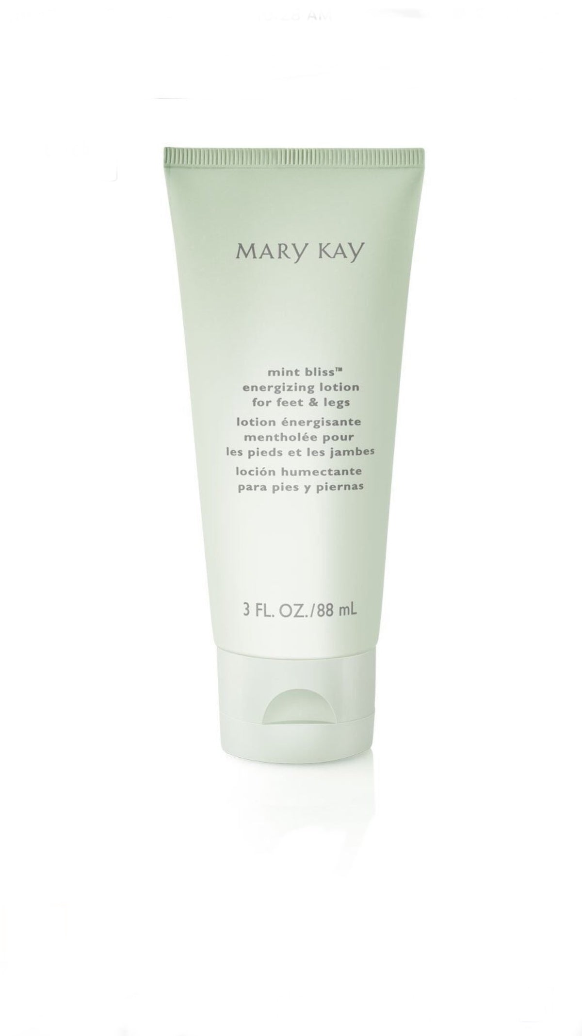 Mary Kay Mint Bliss pour pieds et jambes, revitalise et apaise après une longue journée.