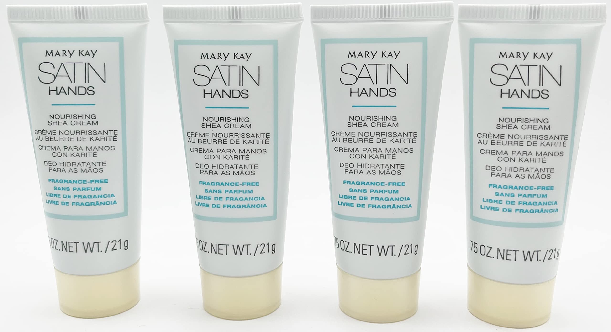 Mary Kay Satin Hands crème mains sans parfum, hydratation légère et douceur immédiate.