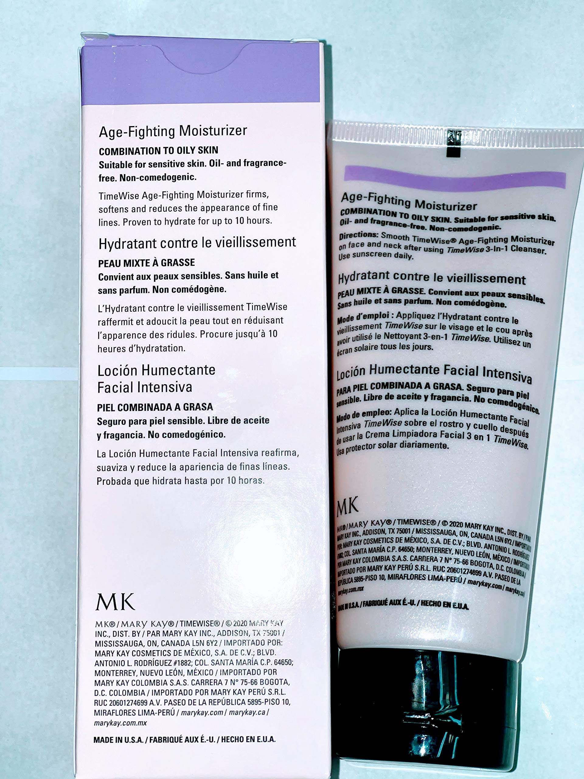 Mary Kay Time Wise fini mat pour peau mixte, réduction de brillance et éclat naturel
