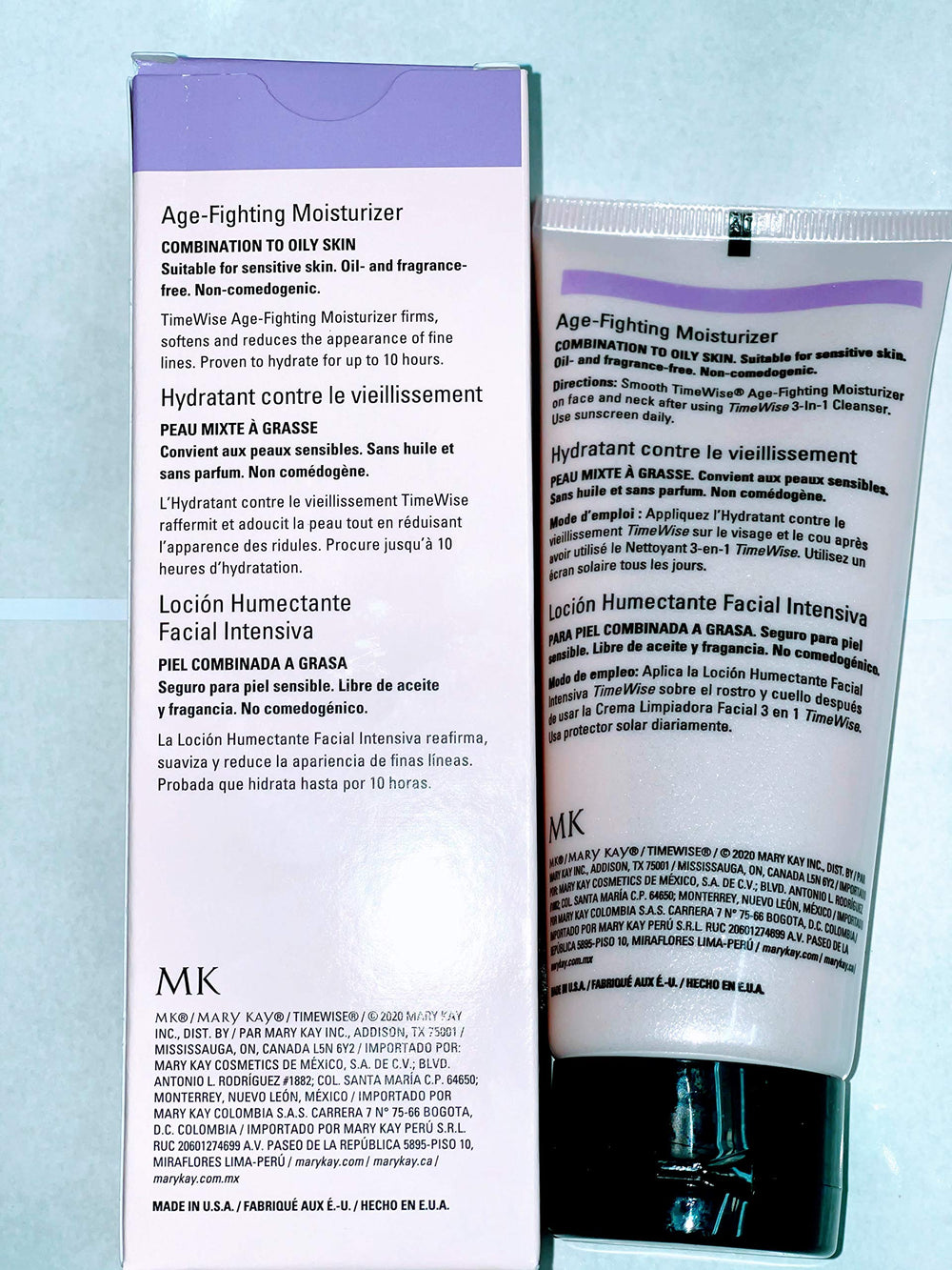 Mary Kay Time Wise fini mat pour peau mixte, réduction de brillance et éclat naturel