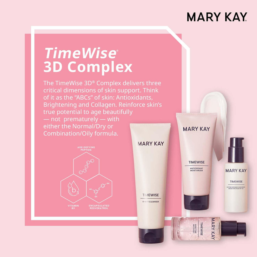 TimeWise Miracle Set Normal/Dry, crème hydratante présentée pour peau normale à sèche.