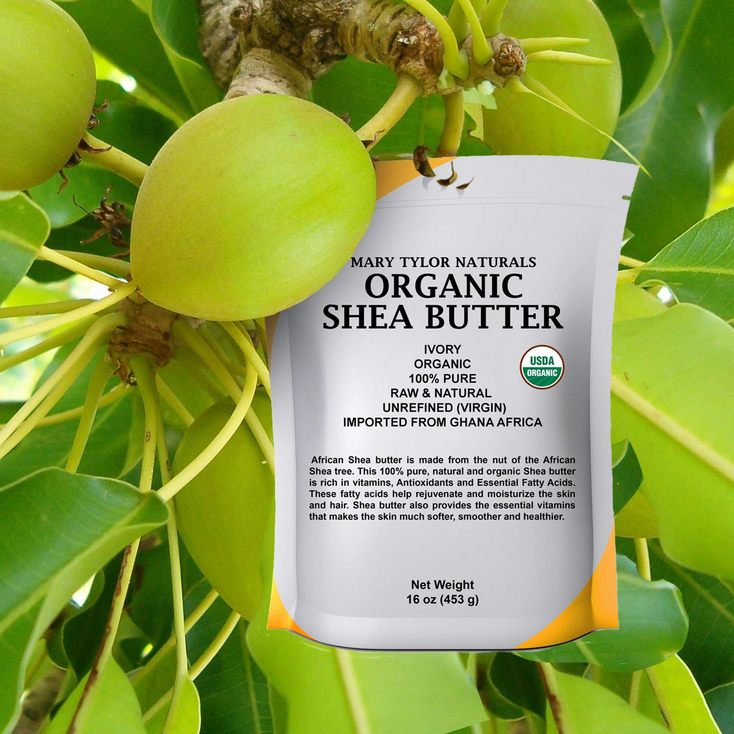 Mary Tylor Naturals Beurre Karité ivoire origine Ghana