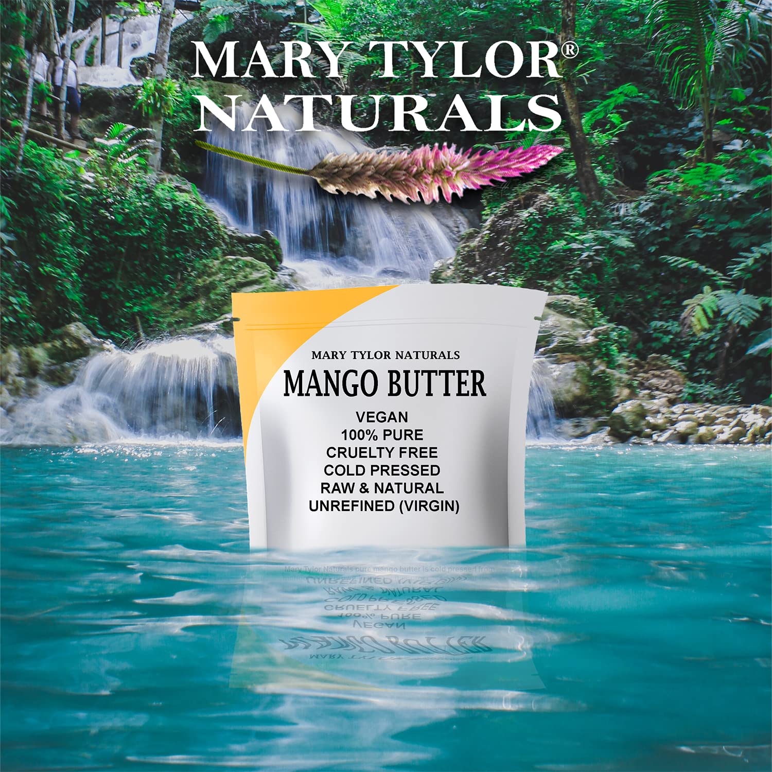 Senteur légère et naturelle du beurre de mangue Mary Tylor Naturals.