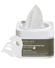 Mary&May masque feuille apaisant pour peau sensible, hydratation et douceur