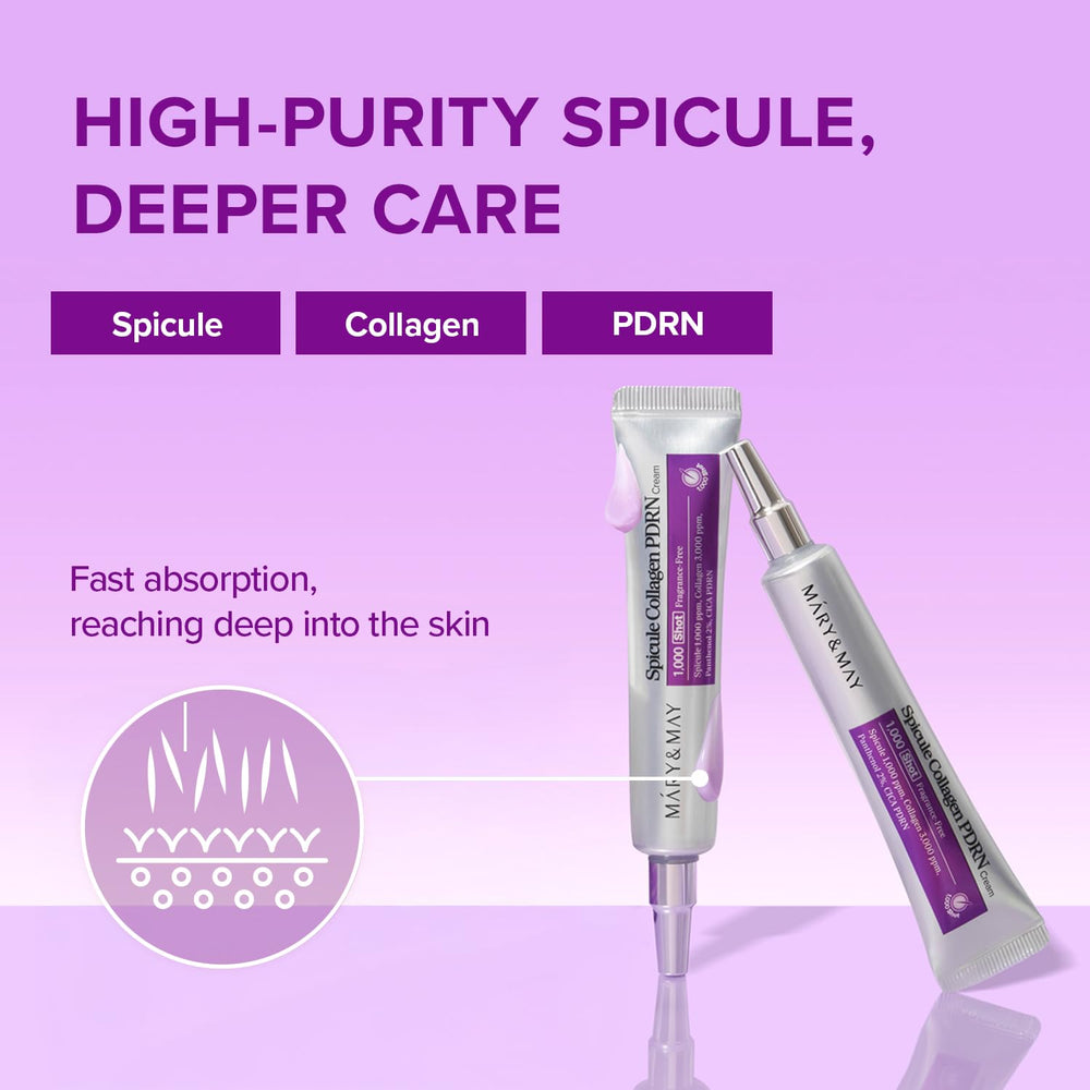 Mary&May Crème – texture onctueuse qui fond sur la peau.
