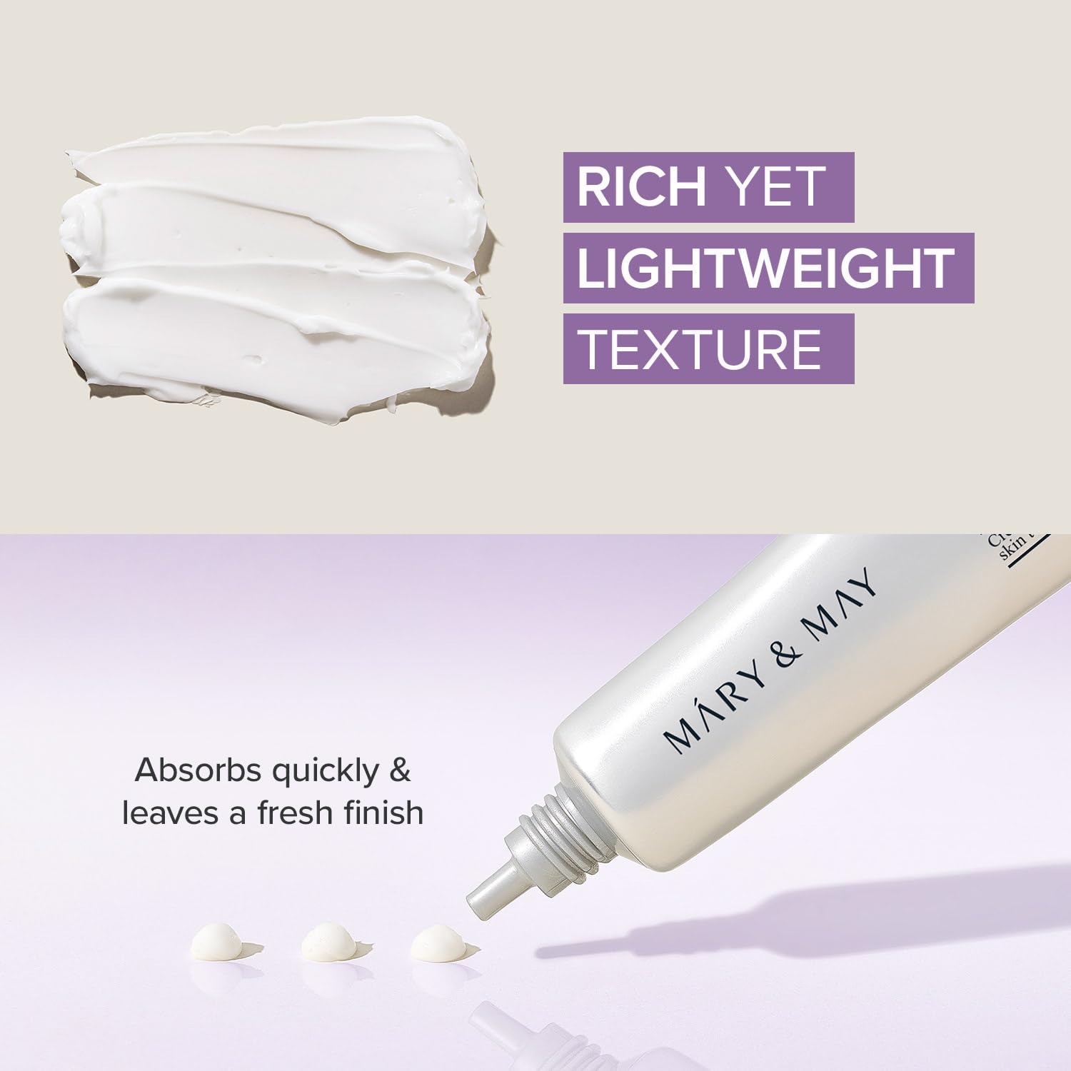 Ingrédients actifs comme niacinamide et vitamine C pour un teint homogène.