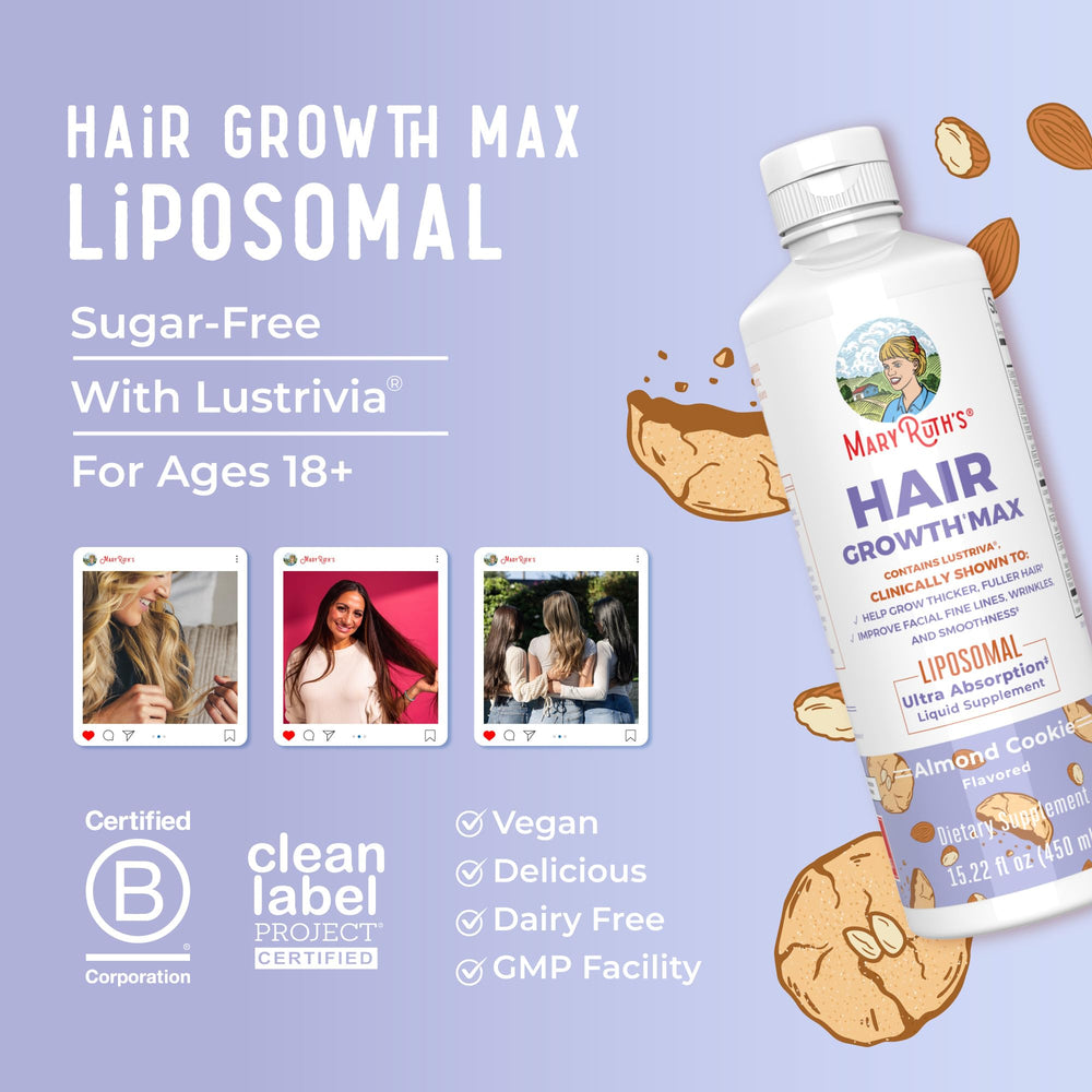MARYRUTH'S Formule végétale sans lactose ni gluten.