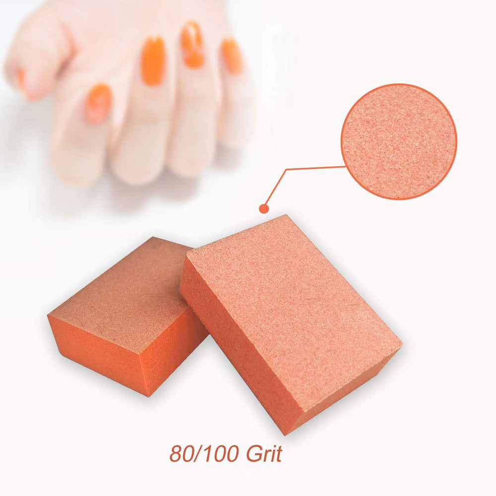 Maryton bloc tampon orange, grain 80-100, prolonge la tenue du vernis.
