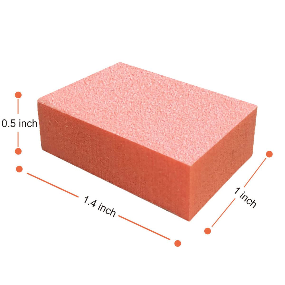 Maryton mini tampon orange, grains 80-100, lissage précis des surfaces.