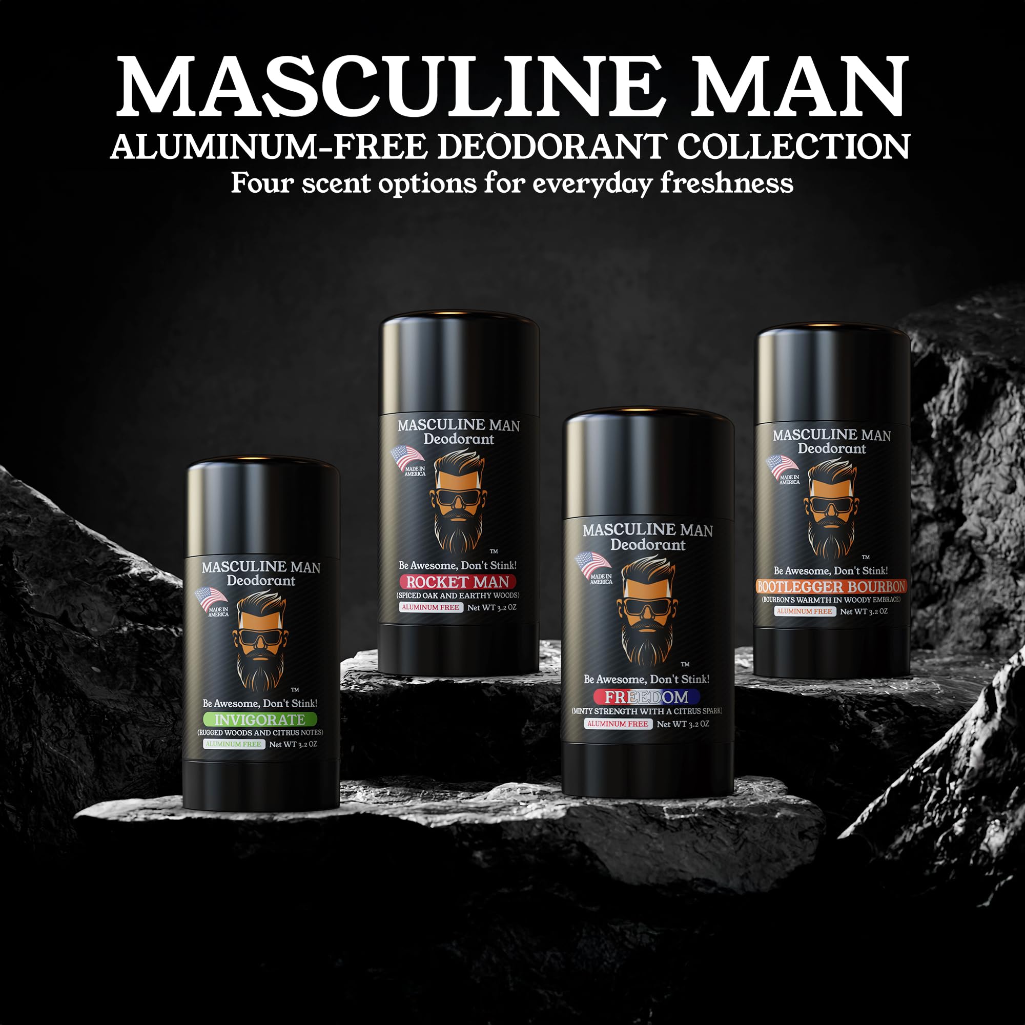 Masculine Man protection 24 heures sans résidu sur les vêtements