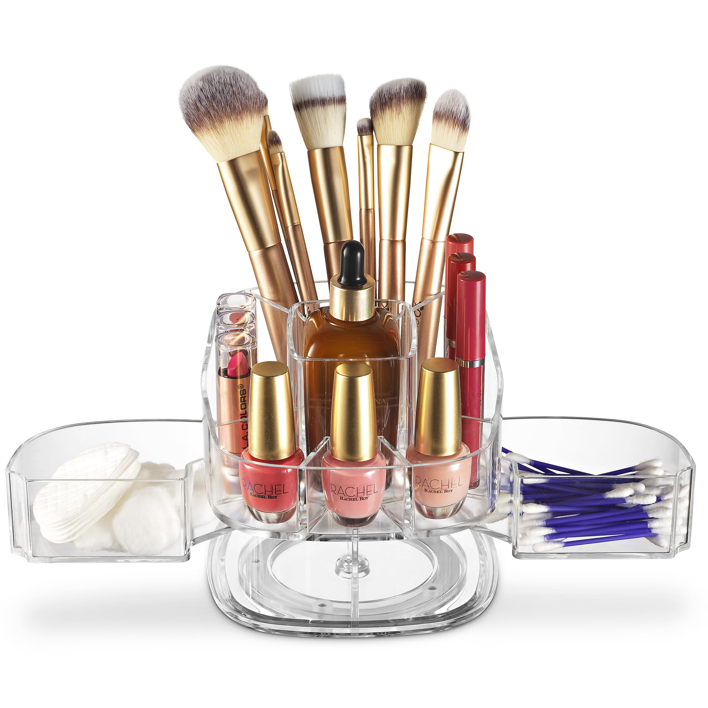 Masirs organisteur maquillage rotation 360 pour un accès rapide à vos produits