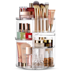 Masirs Organisateur Maquillage 360 Rotation pour un accès rapide et organisé.