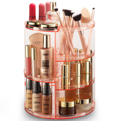 Masirs organiseur maquillage rotatif 360° facilite l'accès rapide à vos produits.