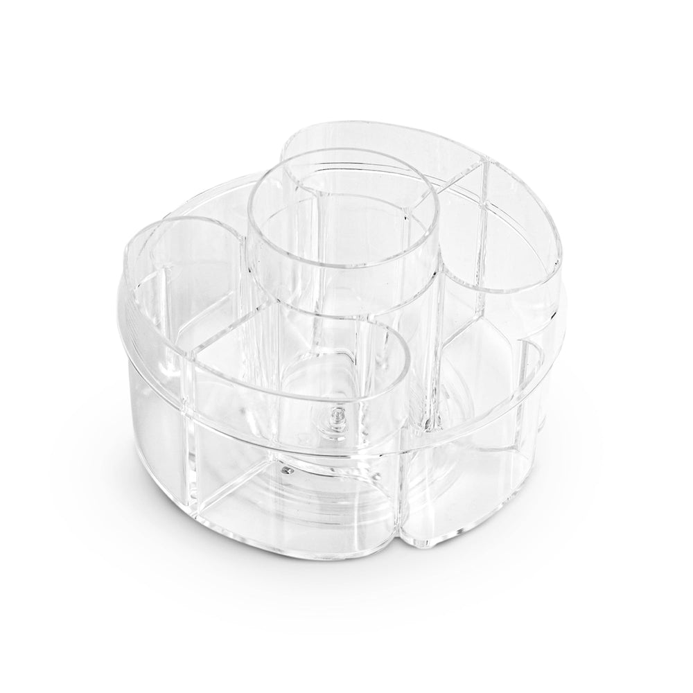 Masirs organisateur maquillage rotatif mini, accès rapide à vos produits beauté.