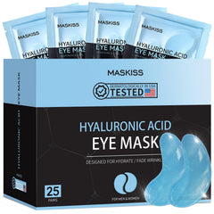 Maskiss masque yeux hyaluronique, texture gel et hydratation du contour.