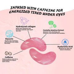 Patchs yeux Maskiss – acide hyaluronique pour hydratation en profondeur.