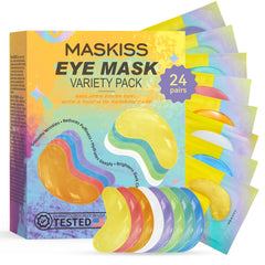 Patchs sous les yeux Maskiss ensemble 8 couleurs pour revitaliser le regard.