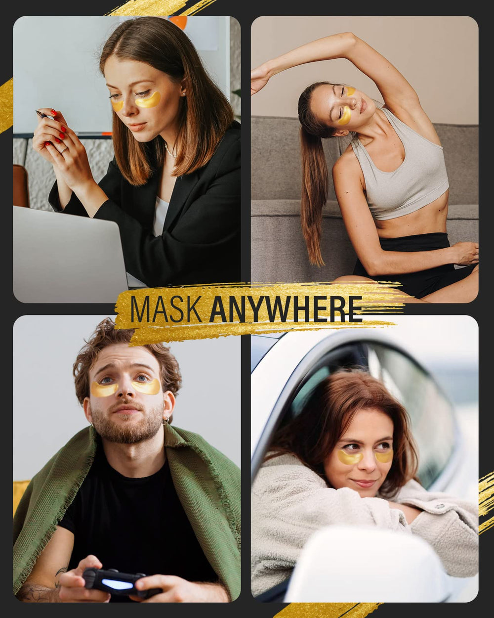 Maskiss patchs yeux anti cerne: peut aider à atténuer les cernes.