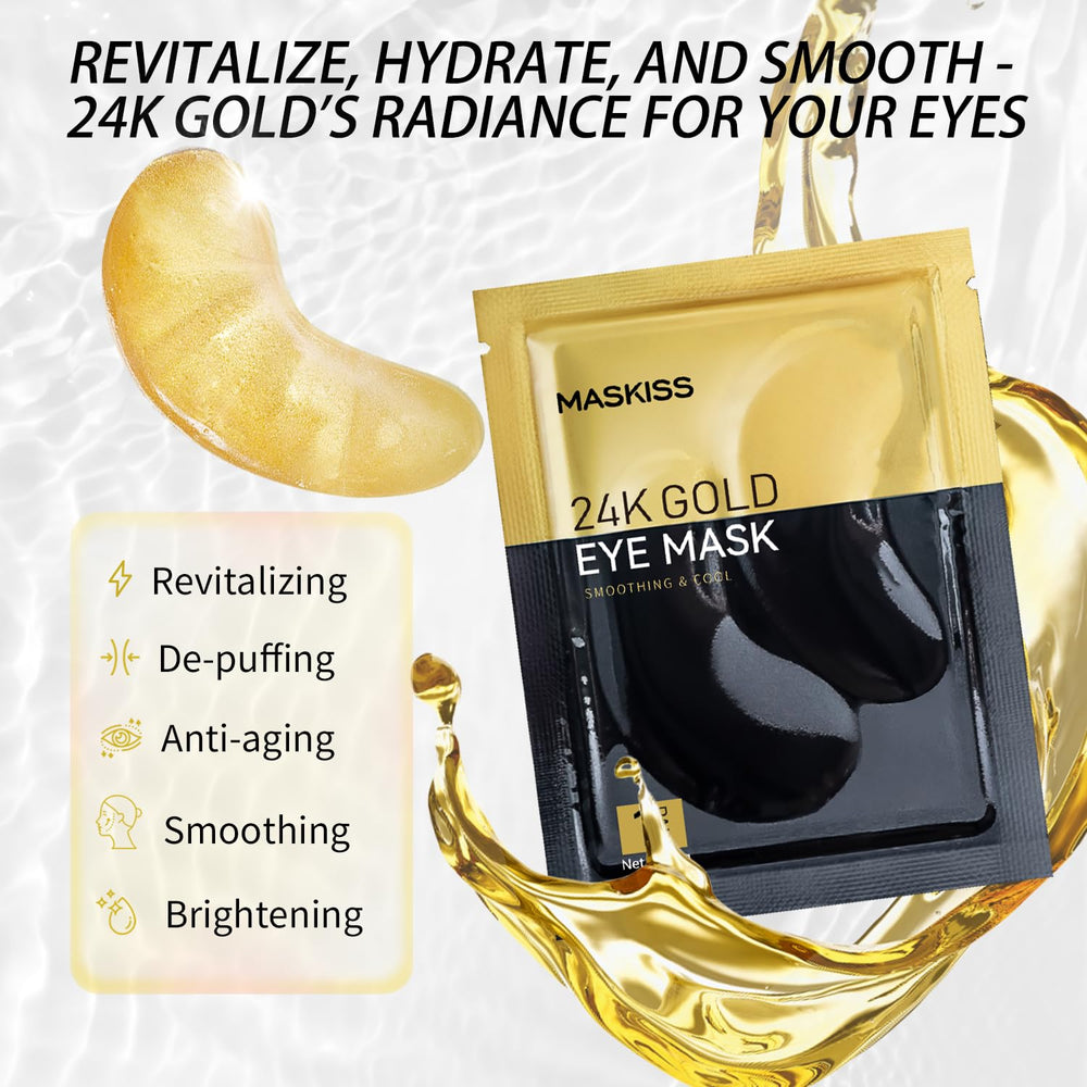 Maskiss patchs yeux anti poche: potentiel réduction des poches pour un regard reposé.