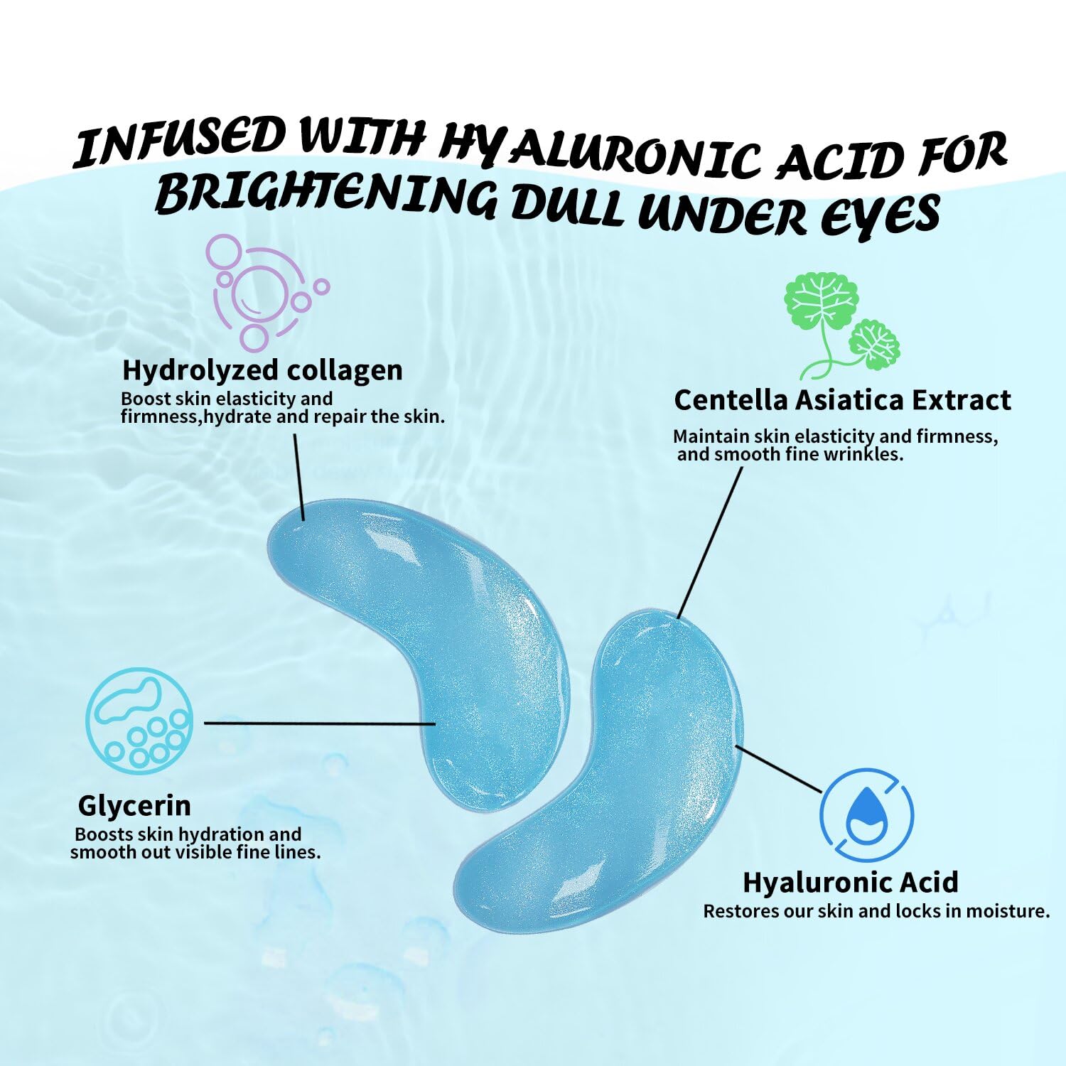 Patchs contour yeux Maskiss réduisent légèrement les cernes et les poches