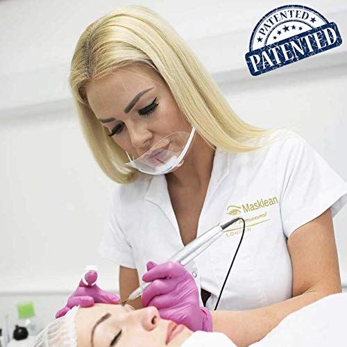 Masklean emballage avec pochon microfibre pour rangement pratique.