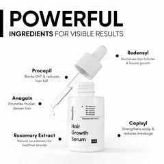Masofta: ingrédients Redensyl, Anagain, Capixyl et Procapil pour soutenir la vitalité capillaire.