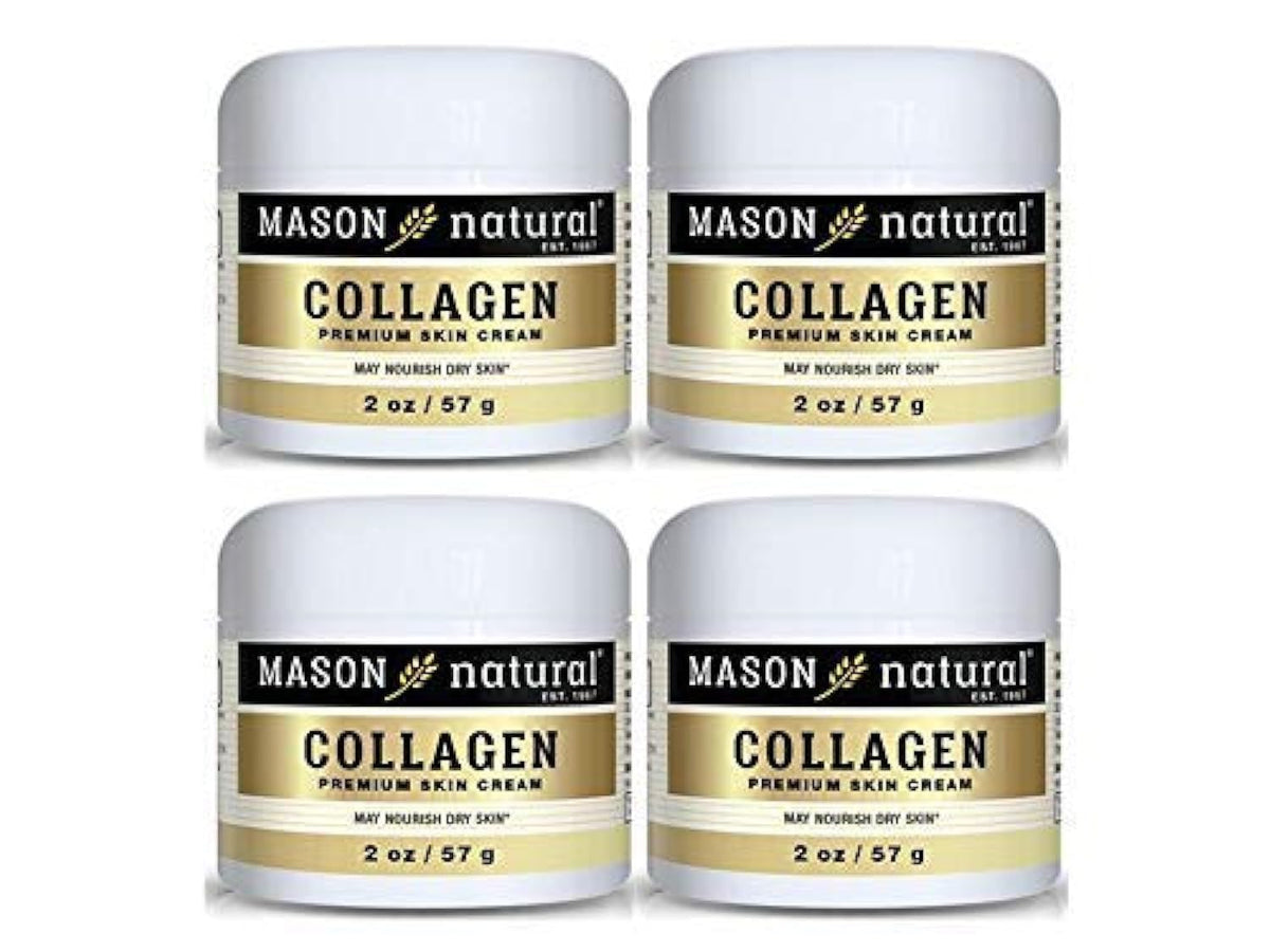 Mason Natural Creme Collagene dans une bouteille, hydratation quotidienne du visage.