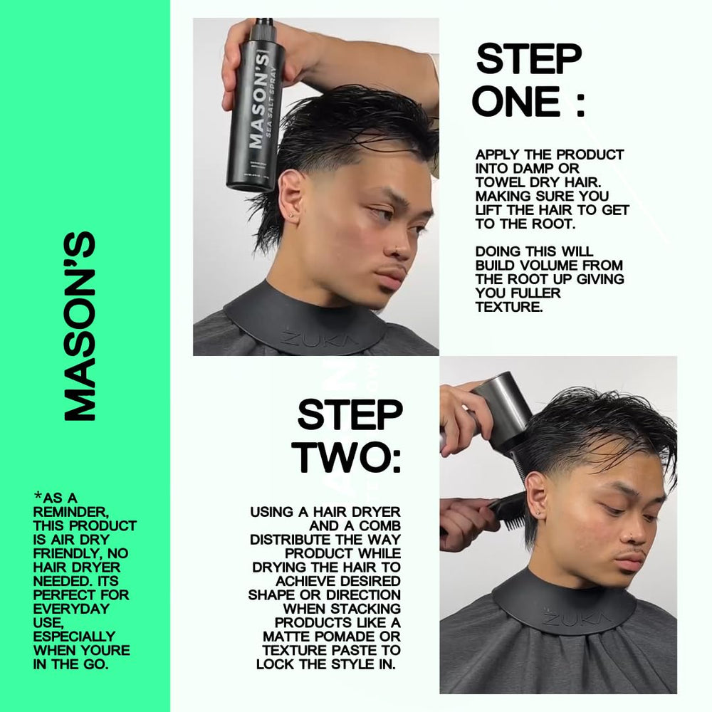 Mason’s Pomade Finition légère – résultat non collant.