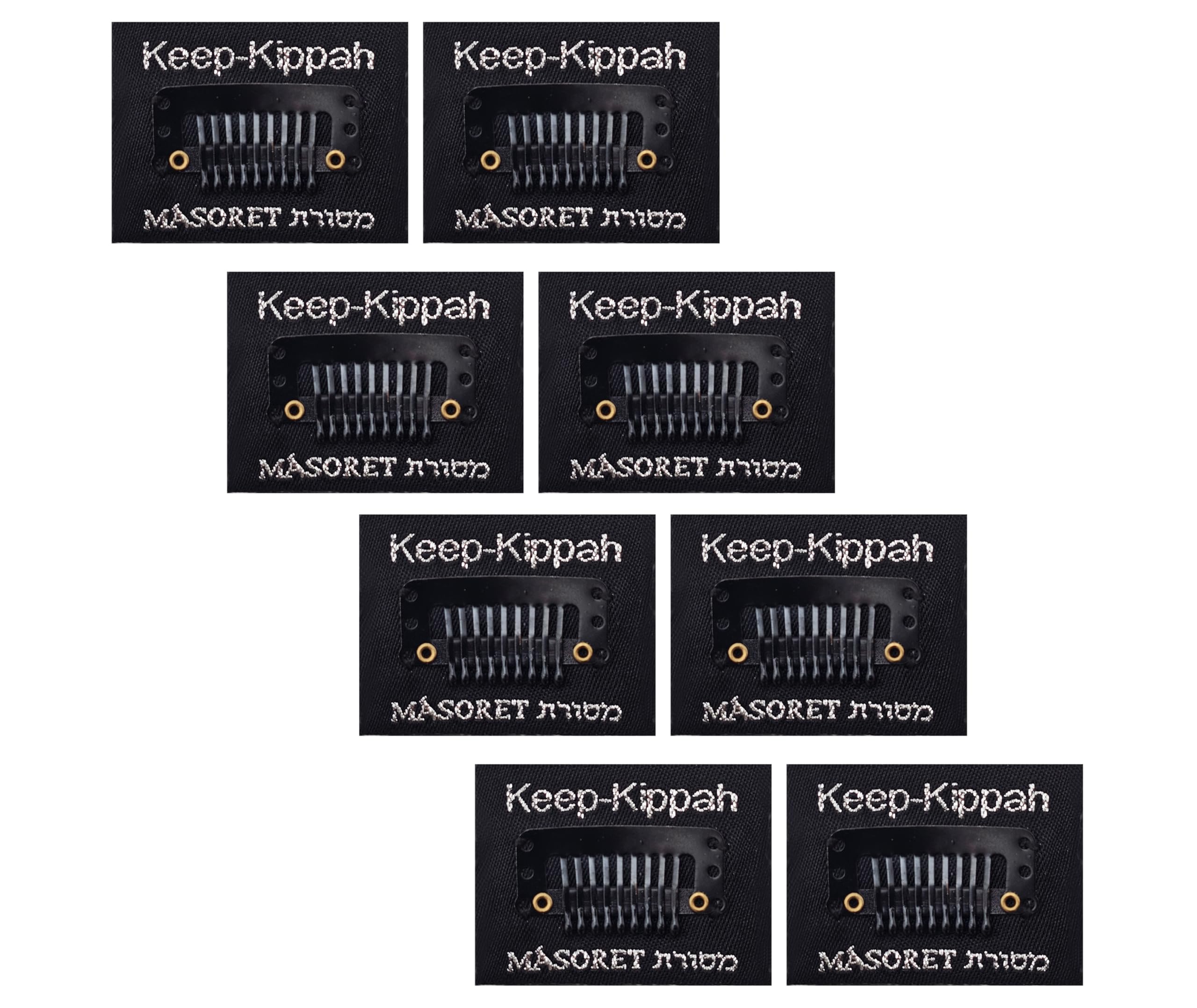 Masoret Keep-Kippah: clips en métal pour maintenir la kippah en place pendant la cérémonie