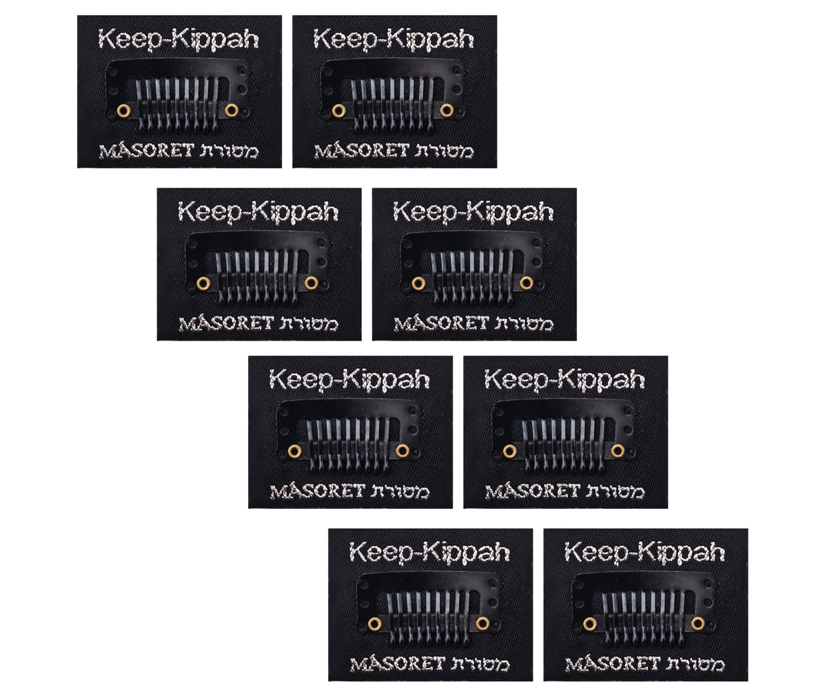 Masoret Keep-Kippah: clips en métal pour maintenir la kippah en place pendant la cérémonie