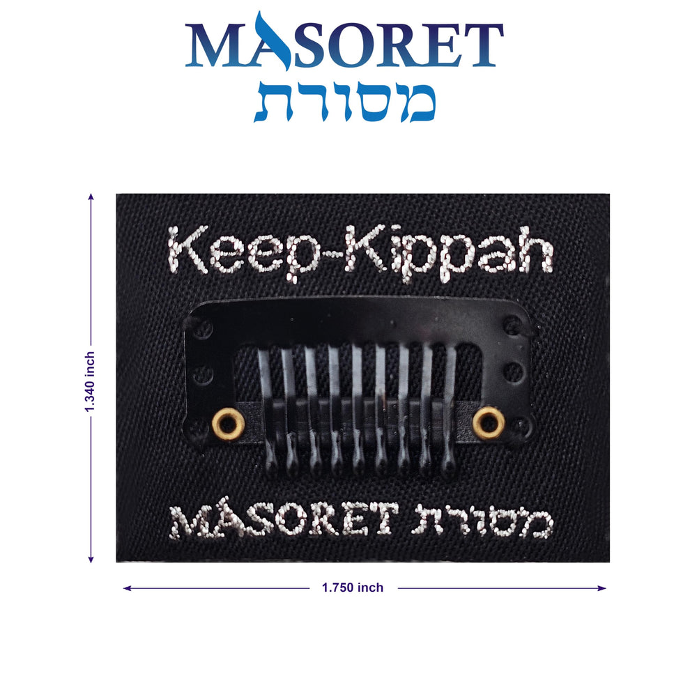 Masoret Keep-Kippah: fixation durable pour cheveux longs ou courts