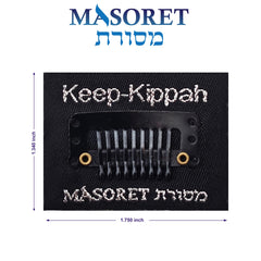 Masoret Keep-Kippah: fixation durable pour cheveux longs ou courts