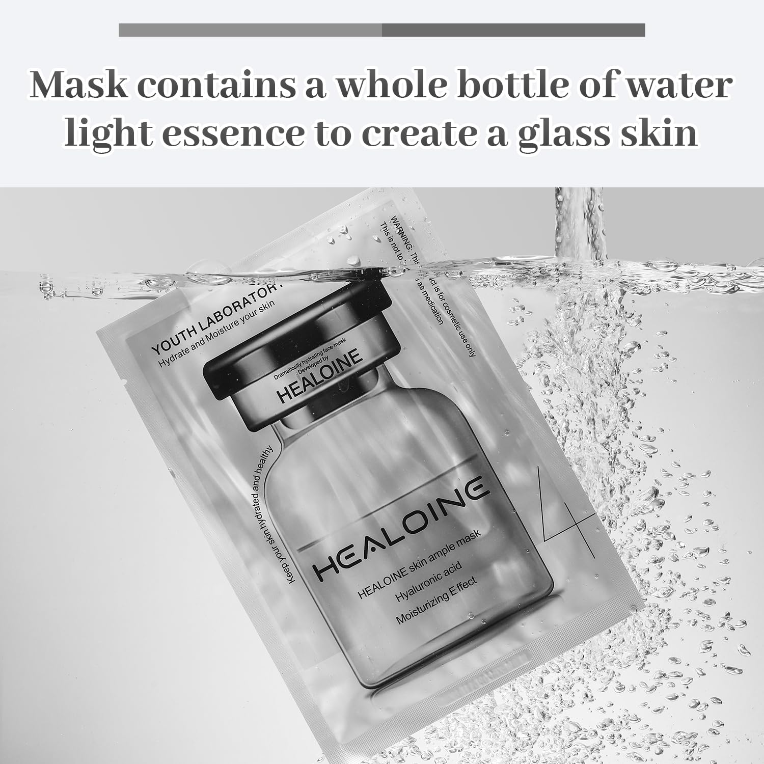 HEALOINE Masque: améliore l’élasticité et la texture de la peau.