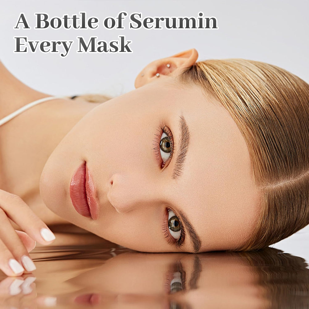 HEALOINE Masque: papier fin et technologie verre pour meilleure absorption.