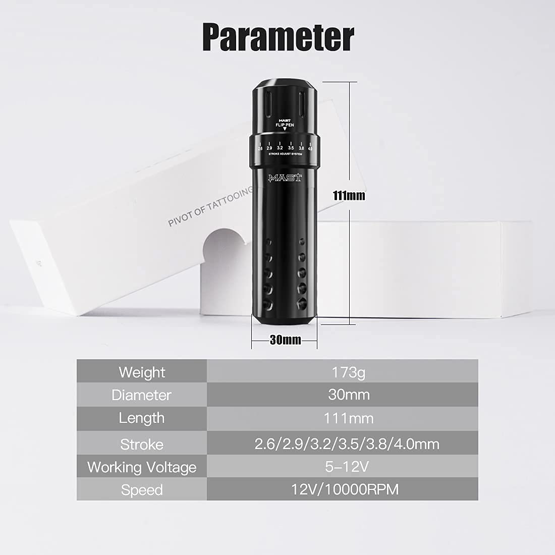 Accessoires essentiels Mast Tattoo Flip pour démarrer rapidement